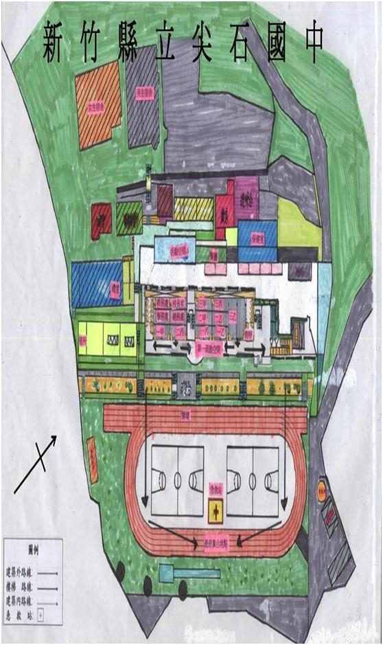 校園防災避難地圖