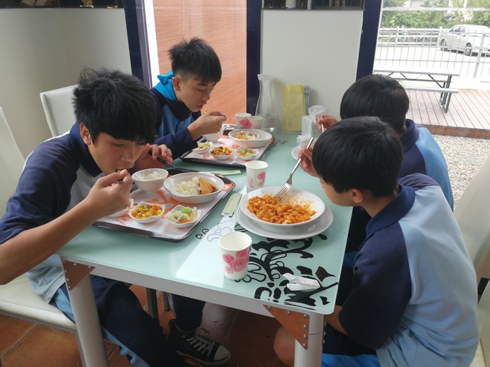 賽後午餐情形