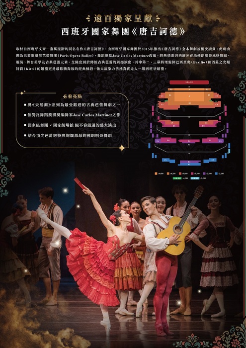 轉知「遠百獨家呈獻西班牙國家舞團《唐吉訶德》」展演訊息圖片